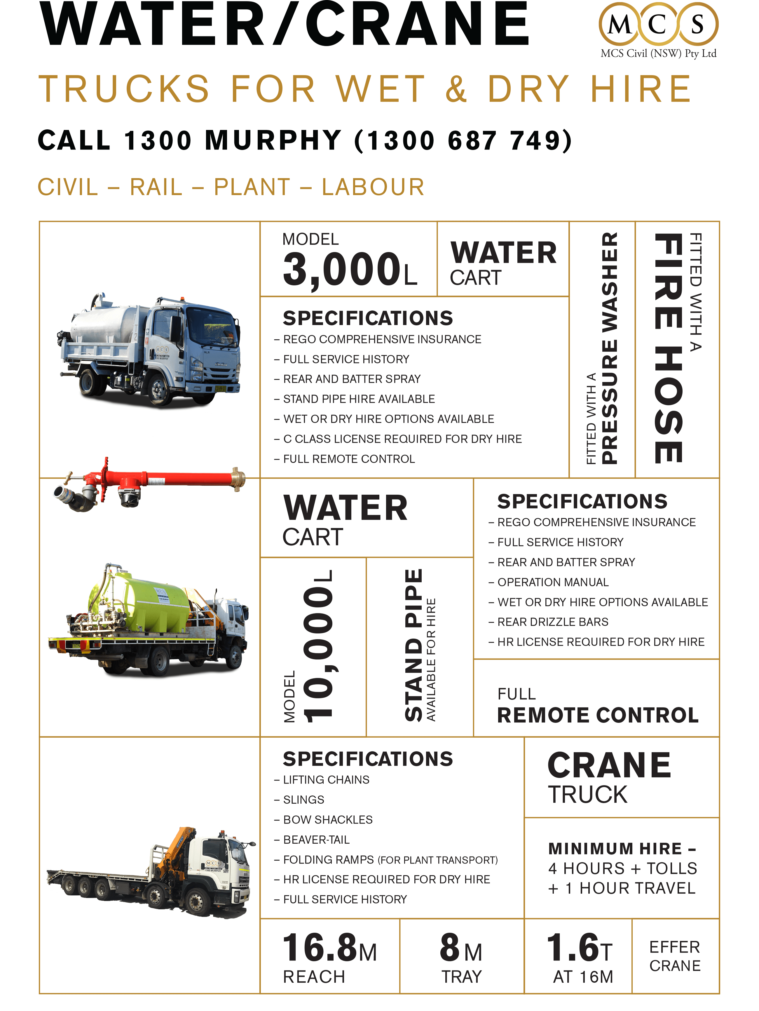 MCS Plant and Equipment Brochure